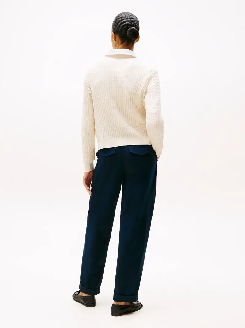 Pullover avorio miniatura 3