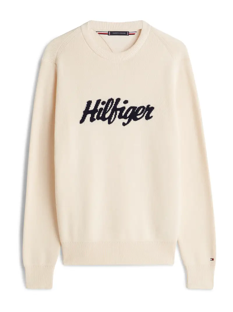 Pullover avorio / nero