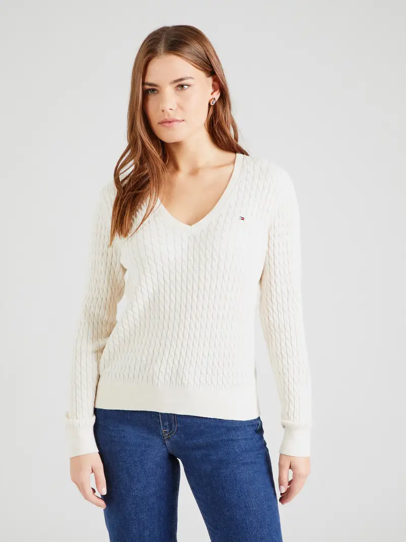 Pullover beige chiaro miniatura 2