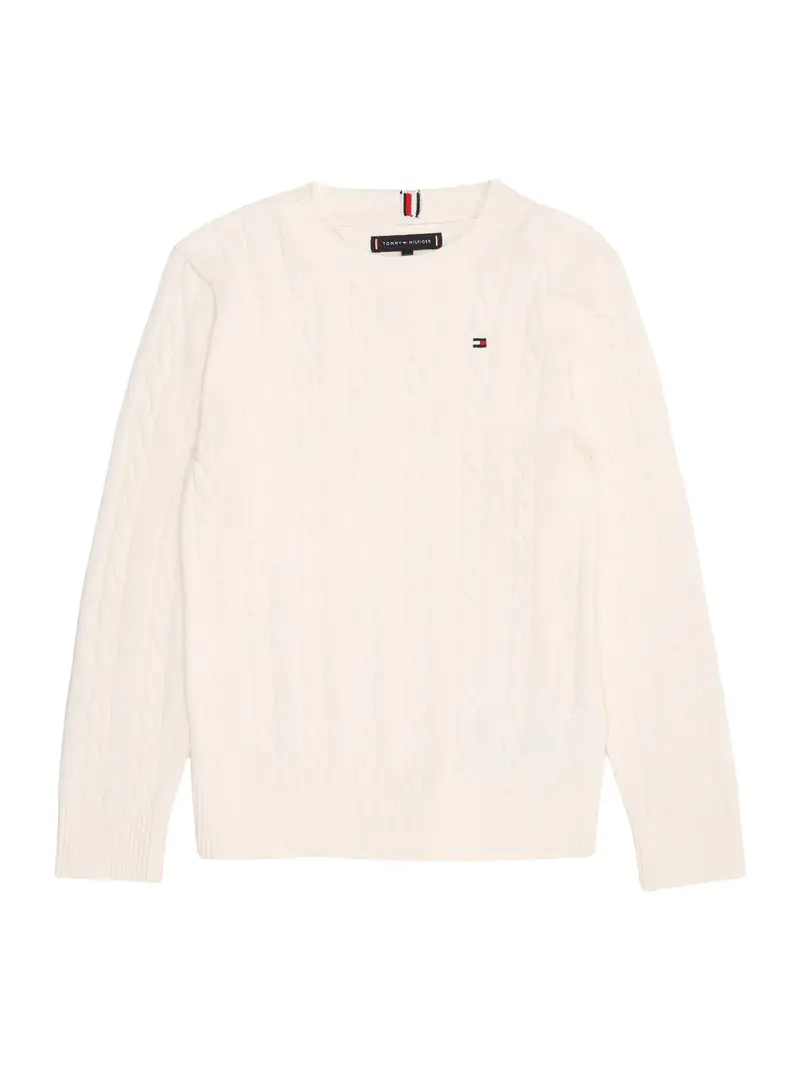 Pullover bianco lana