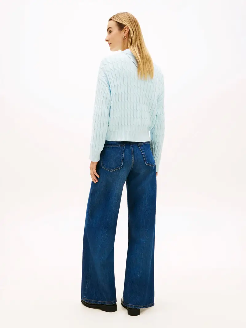 Pullover blu cielo miniatura 3