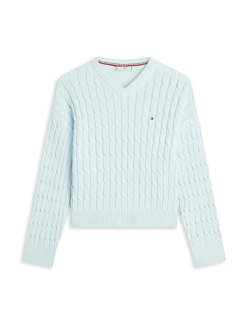 Pullover blu cielo