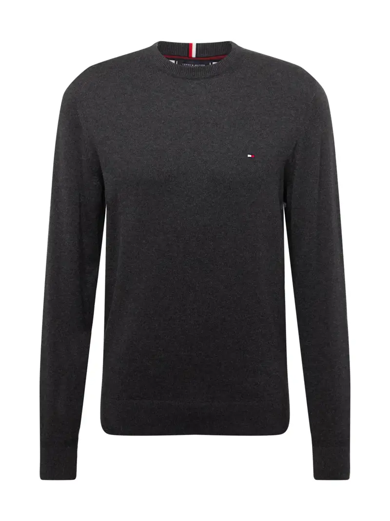 Pullover blu scuro / antracite / rosso acceso / bianco