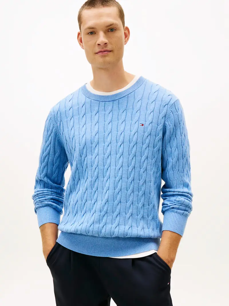 Pullover CLASSIC blu chiaro miniatura 2
