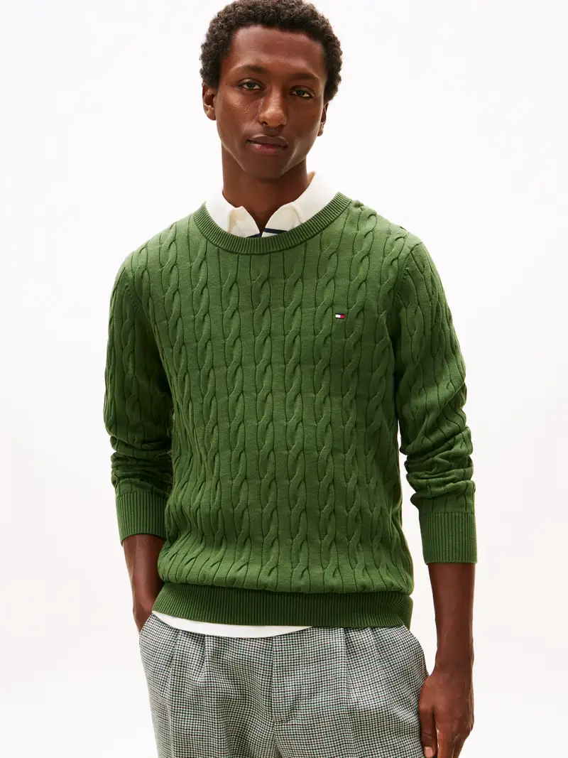 Pullover Classic navy / verde / rosso / bianco miniatura 2