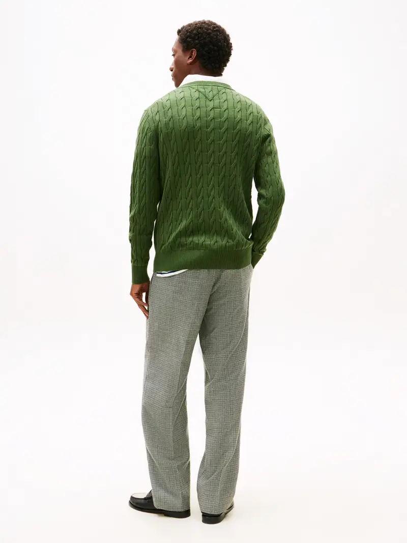 Pullover Classic navy / verde / rosso / bianco miniatura 3