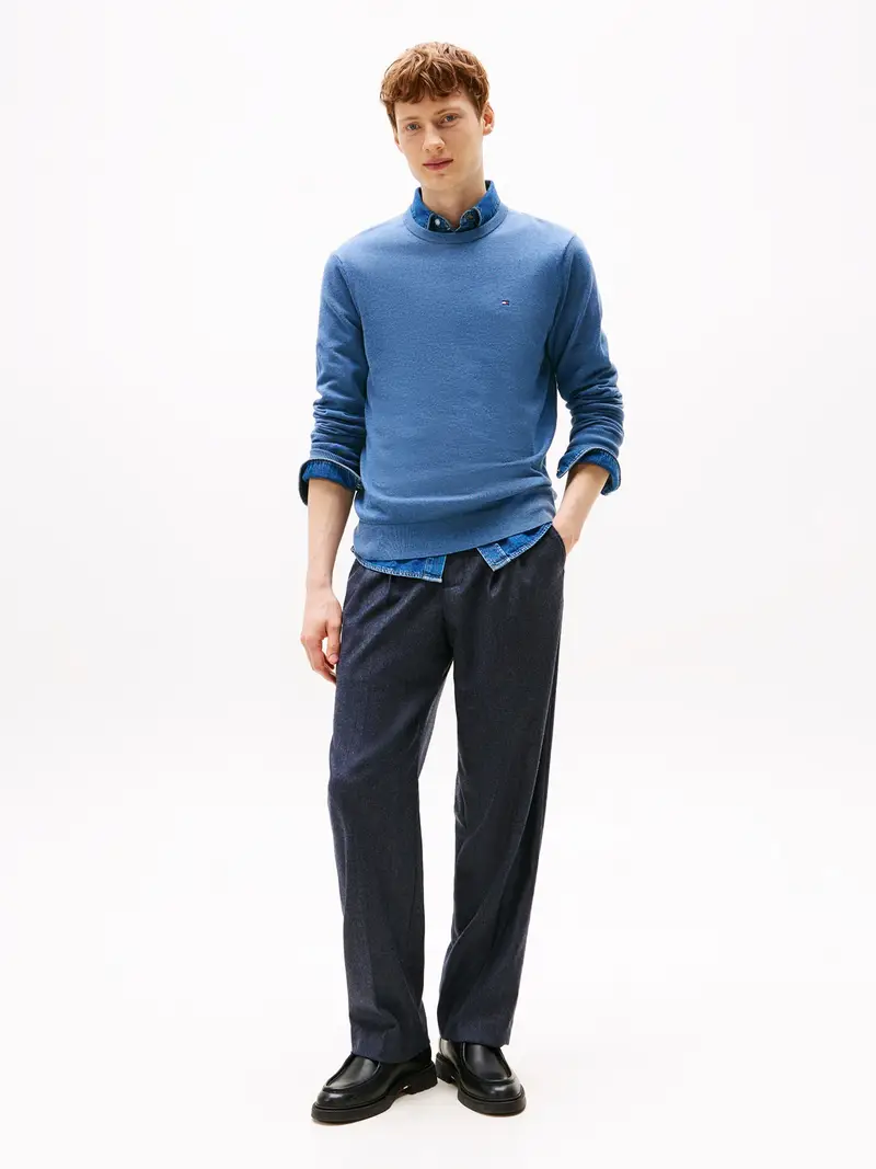 TOMMY HILFIGER Pullover 'ESSENTIAL'  blu sfumato miniatura 3