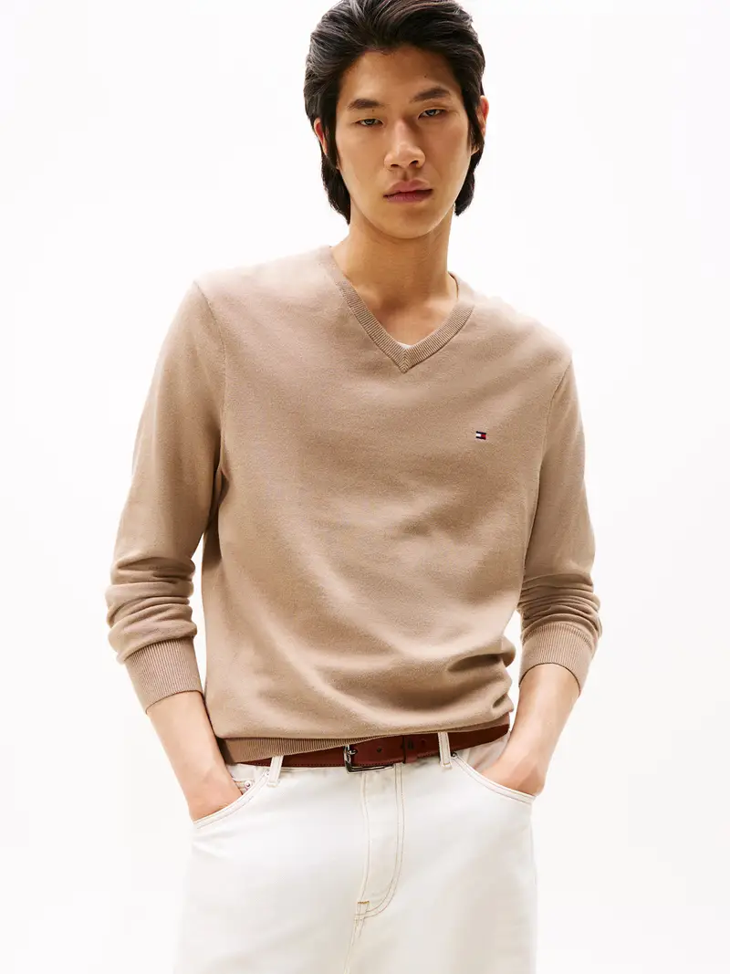 Pullover 'ESSENTIAL' camello miniatura 2