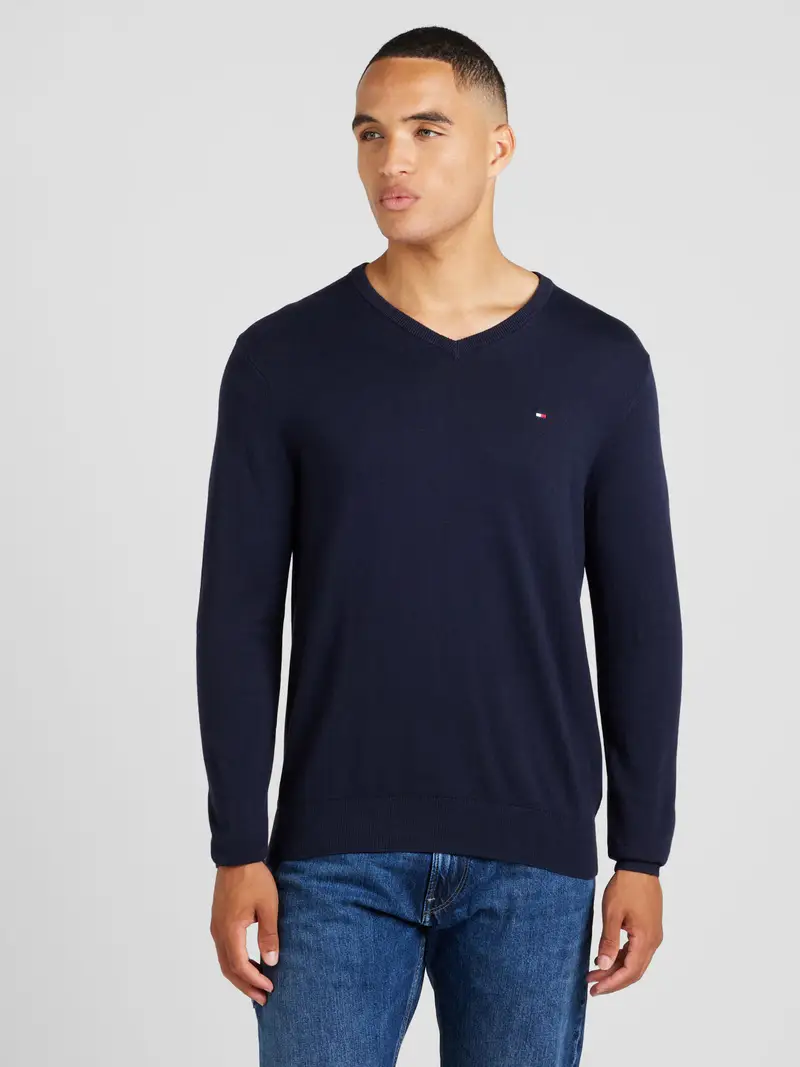 Pullover 'ESSENTIAL' marino miniatura 3