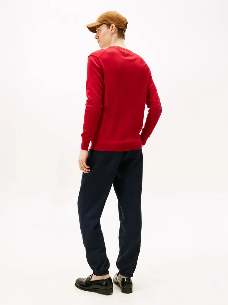 TOMMY HILFIGER Pullover 'ESSENTIAL'  rosso miniatura 2