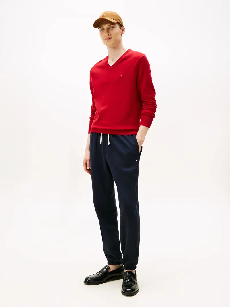 TOMMY HILFIGER Pullover 'ESSENTIAL'  rosso miniatura 3