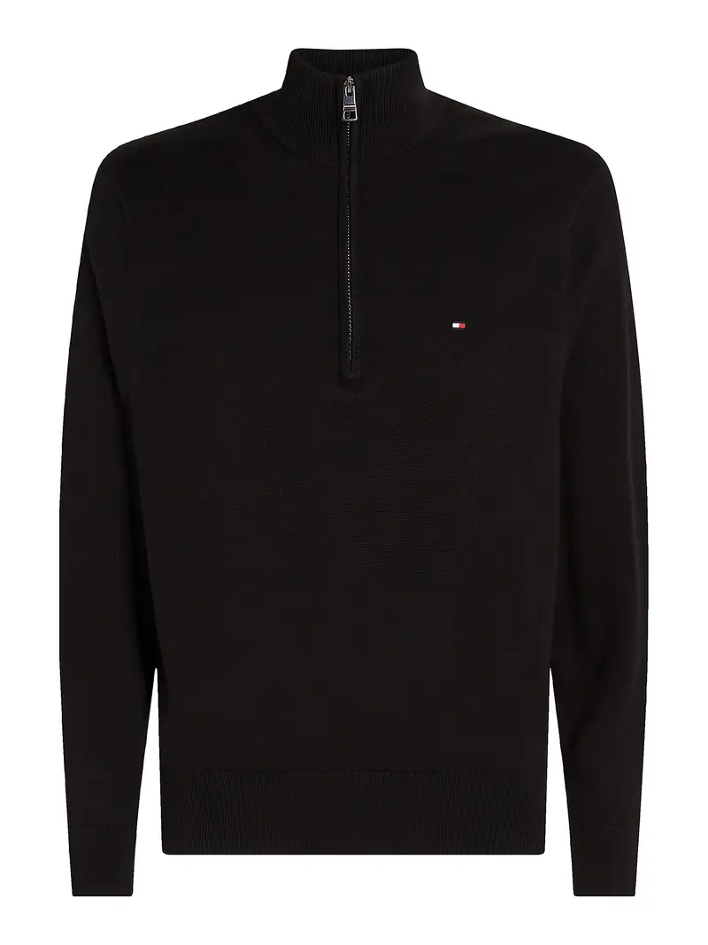 TOMMY HILFIGER Pullover 'ESSENTIAL'  rosso / nero / bianco