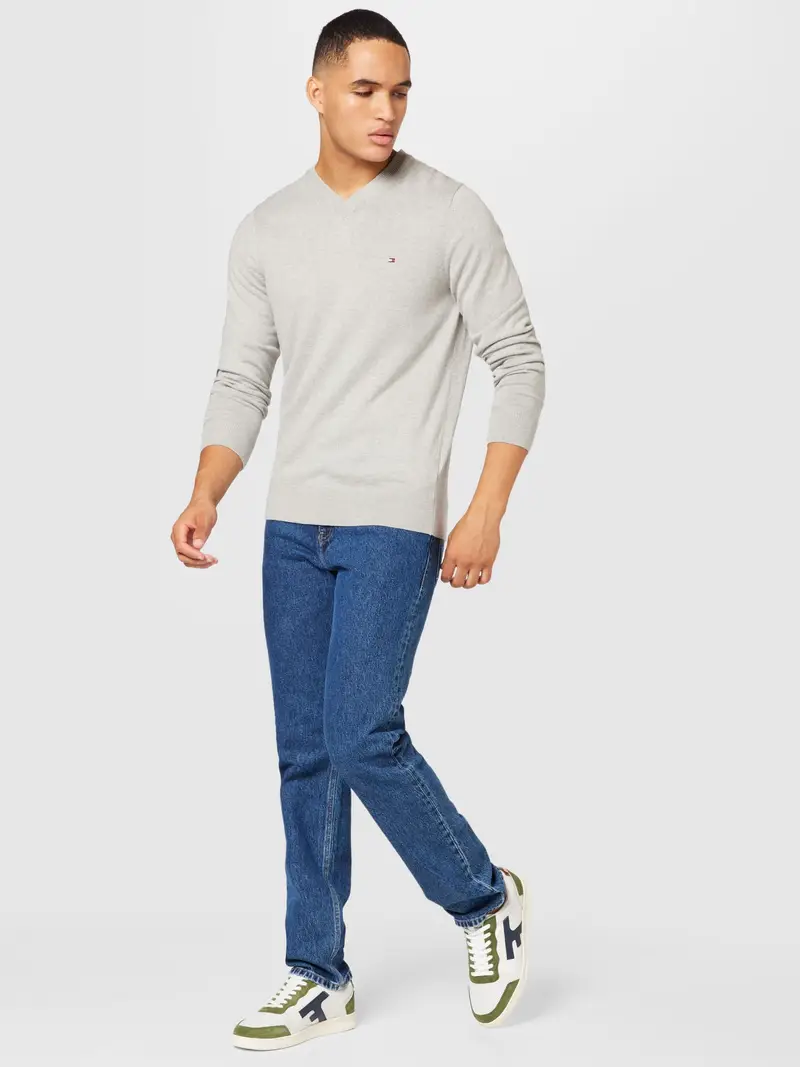 TOMMY HILFIGER Pullover  grigio chiaro miniatura 3