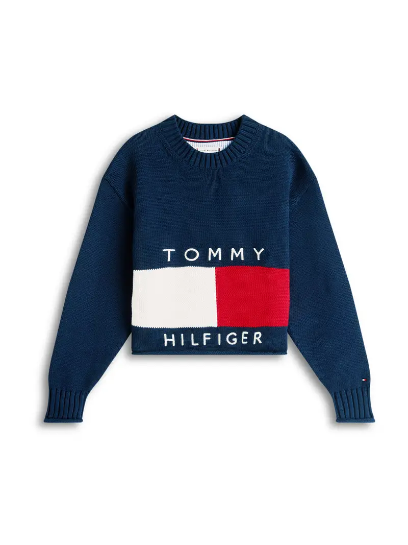 Pullover 'HERITAGE' navy / rosso / bianco