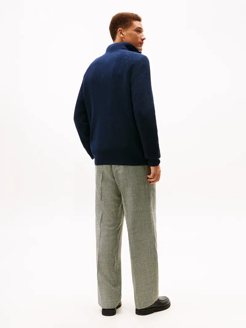 Tommy Hilfiger Maglia uomo blu miniatura 3