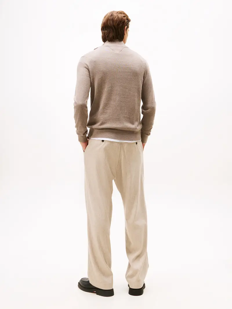 Pullover marrone chiaro miniatura 3