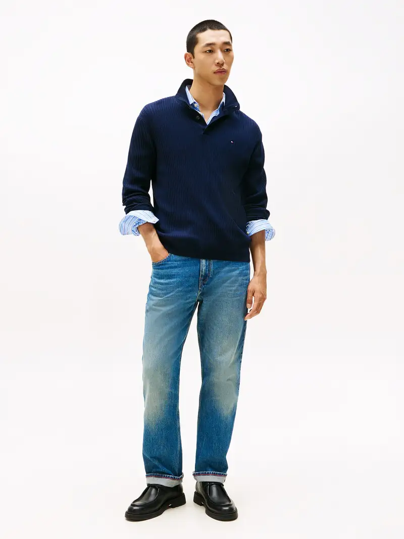 TOMMY HILFIGER Pullover  navy miniatura 3