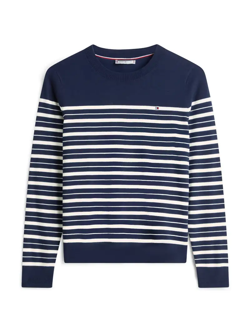 Pullover navy / bianco