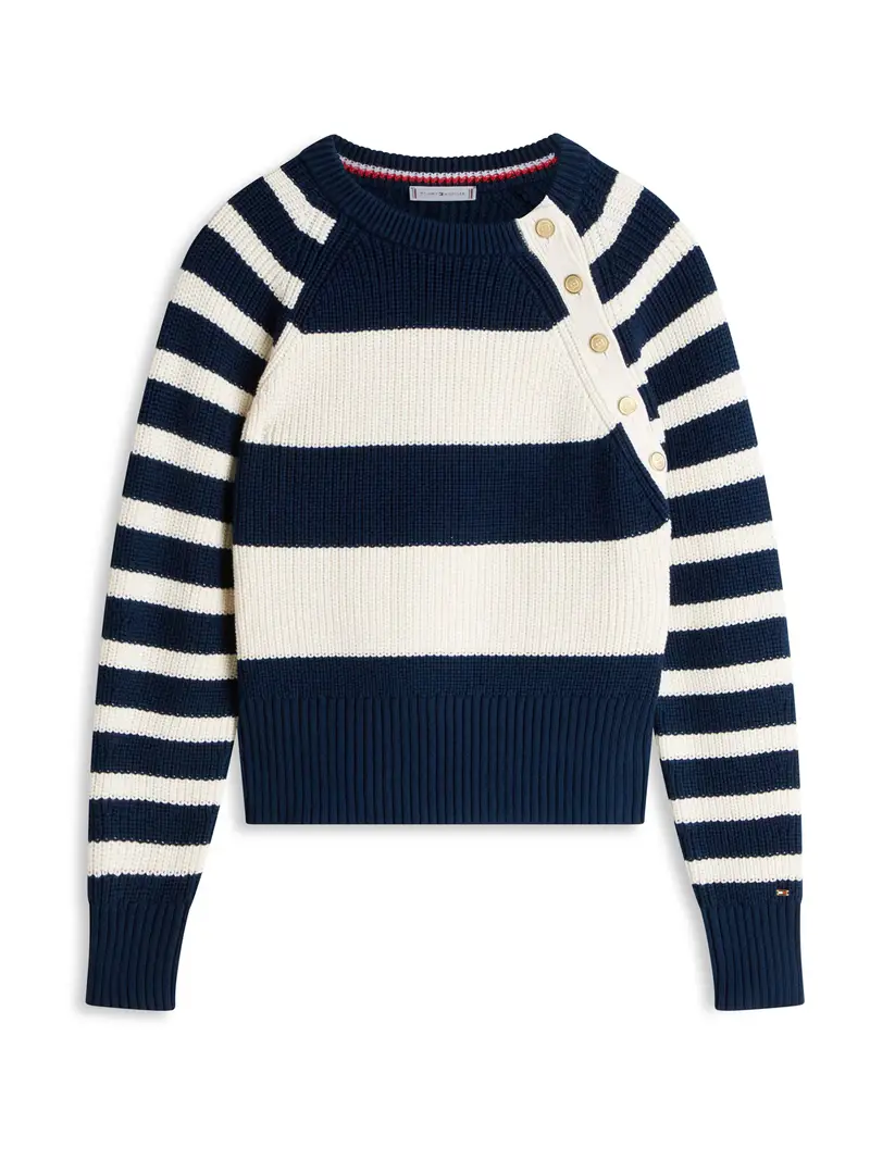 Pullover navy / bianco