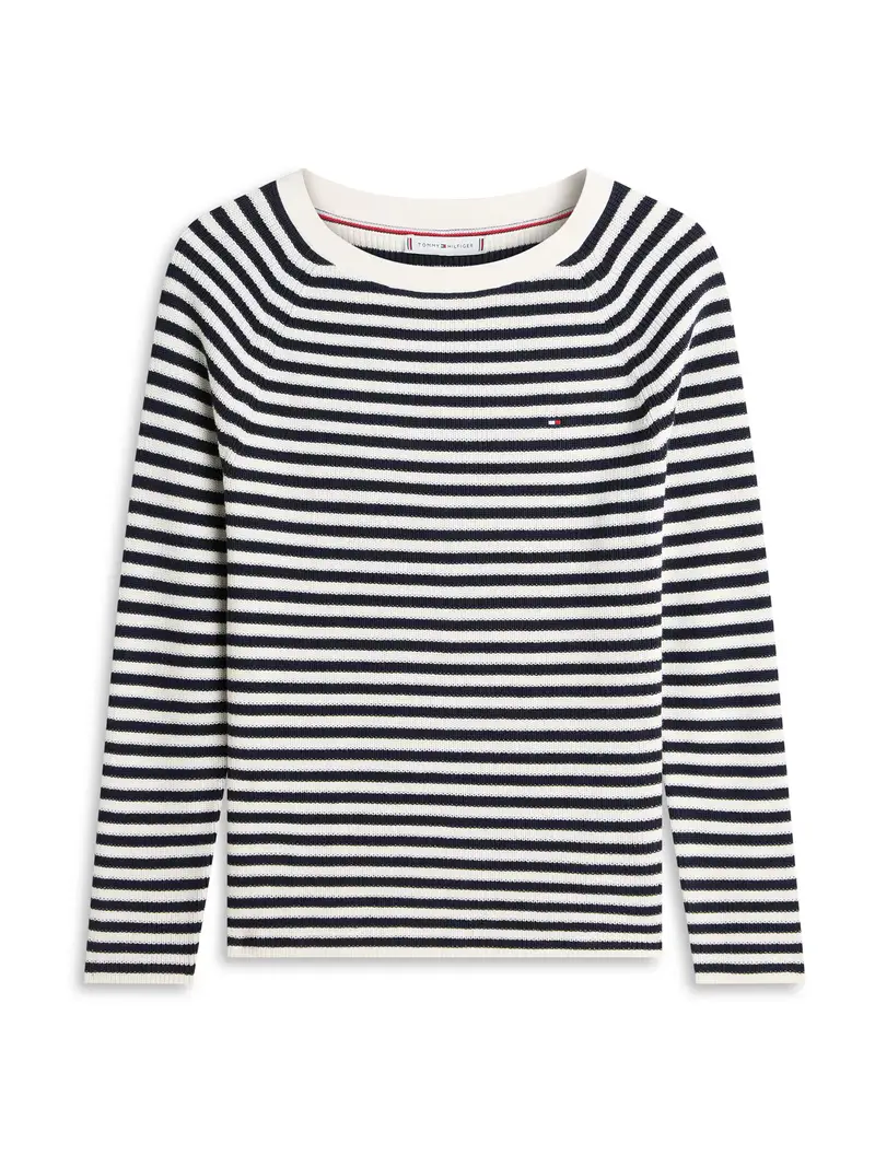 Pullover navy / bianco