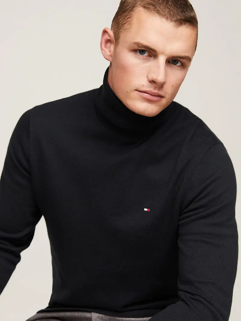 TOMMY HILFIGER Pullover navy / rosso acceso / nero / bianco miniatura 3