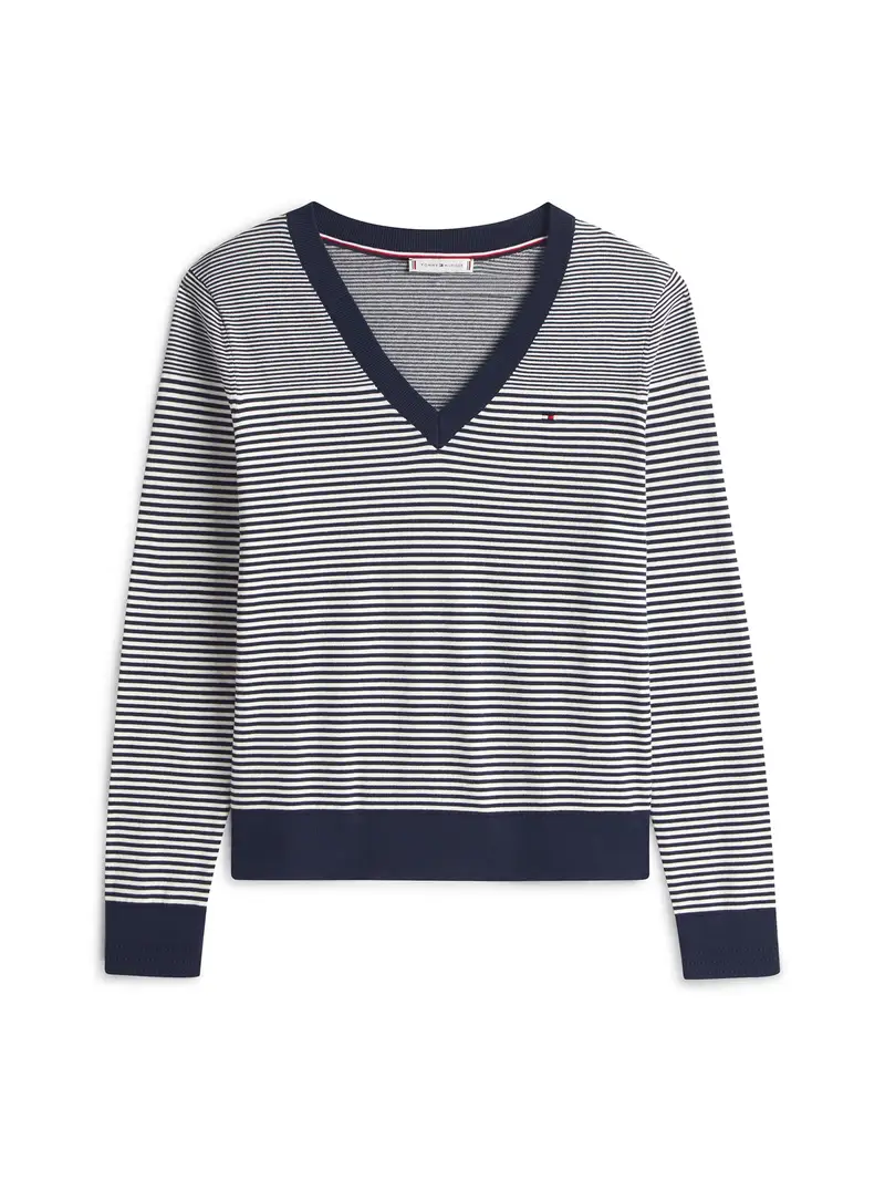Pullover navy / rosso / bianco
