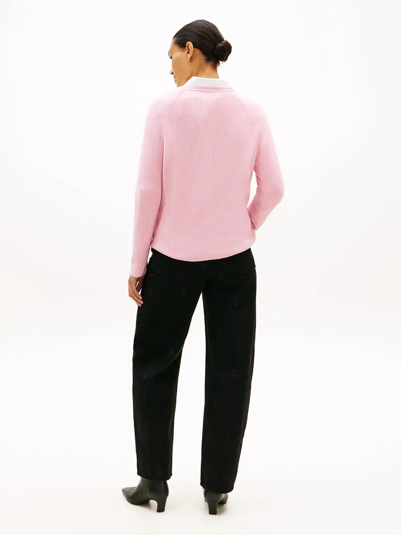 Pullover rosa miniatura 3