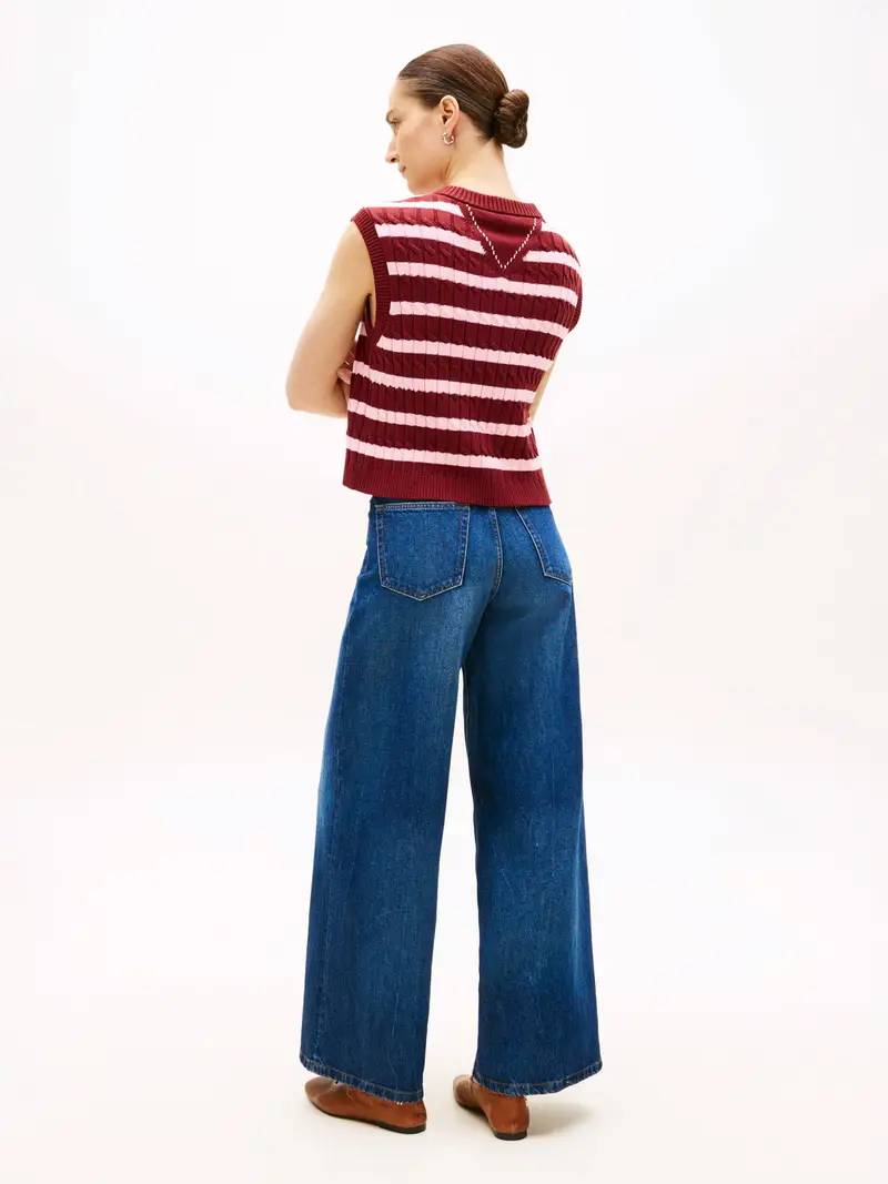 Pullover rosa / borgogna miniatura 3