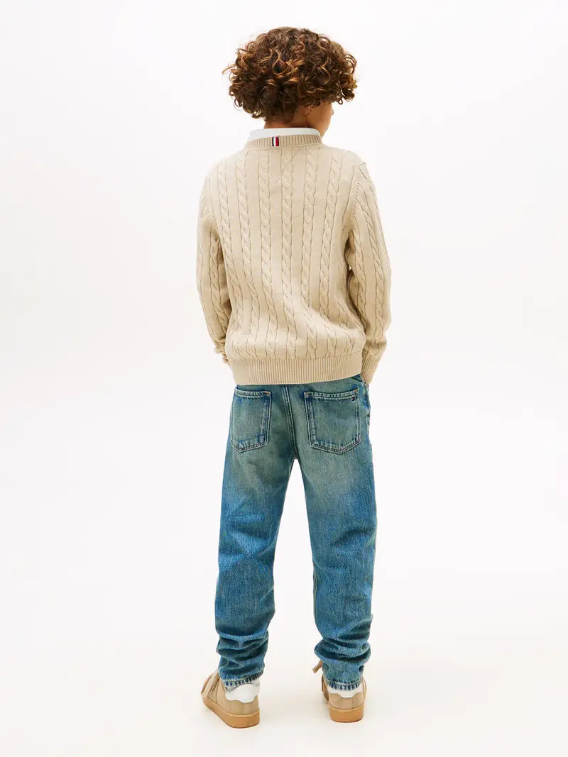 Pullover sabbia miniatura 3