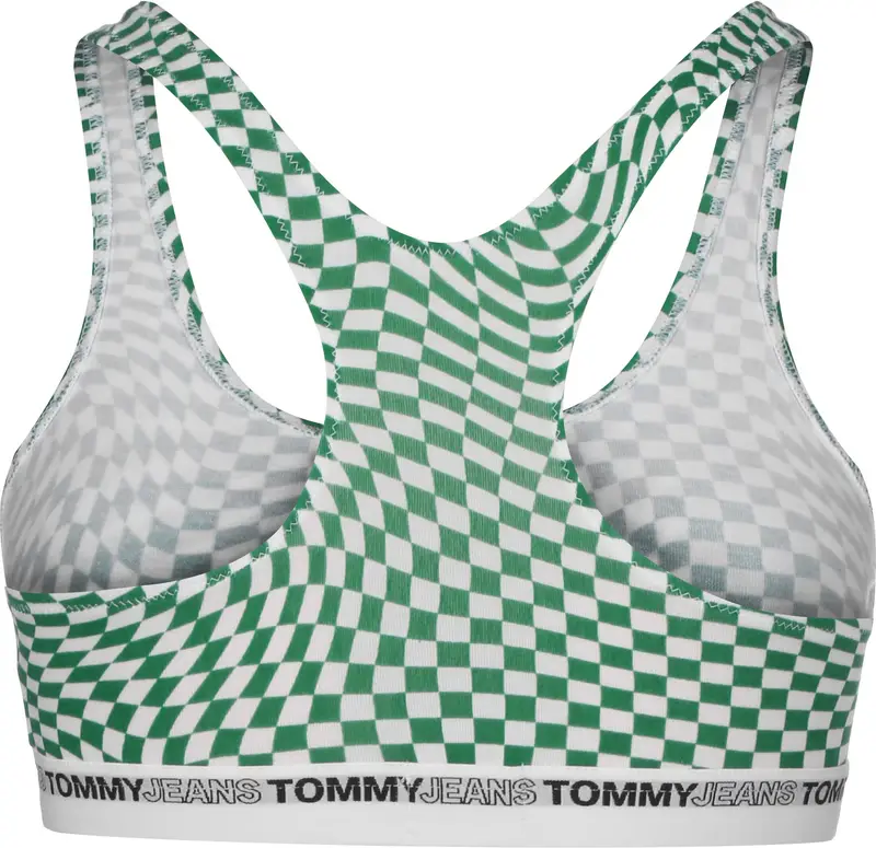 Reggiseno verde / nero / bianco miniatura 2
