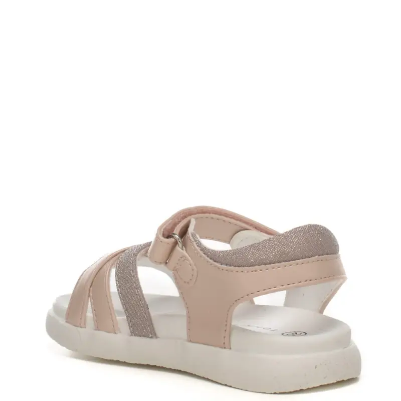 Tommy Hilfiger sandali bimba con doppio strappo rosa miniatura 2