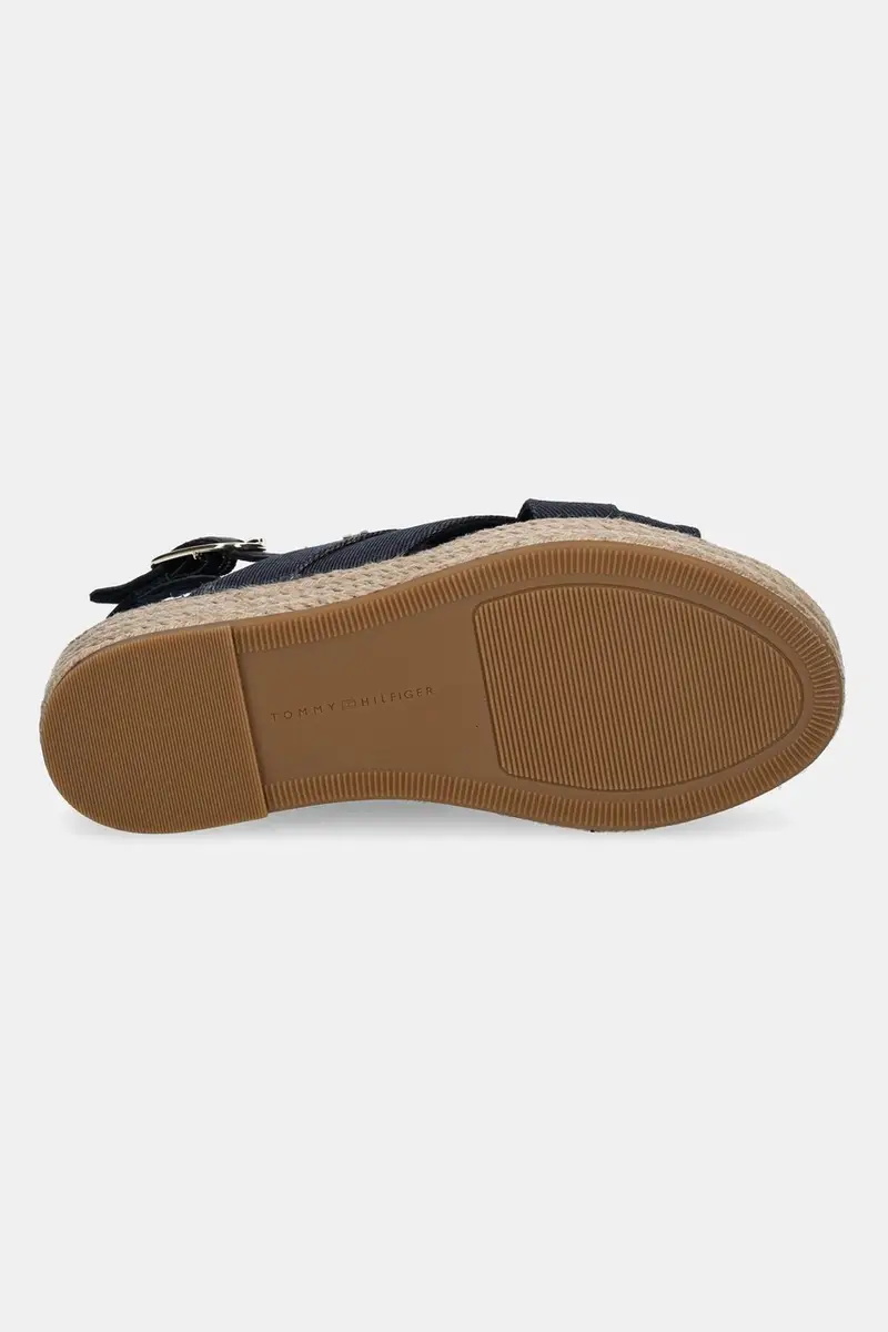 sandali DENIM ESPADRILLE PLATFORM SANDAL donna colore blu navy FW0FW08669 miniatura 5