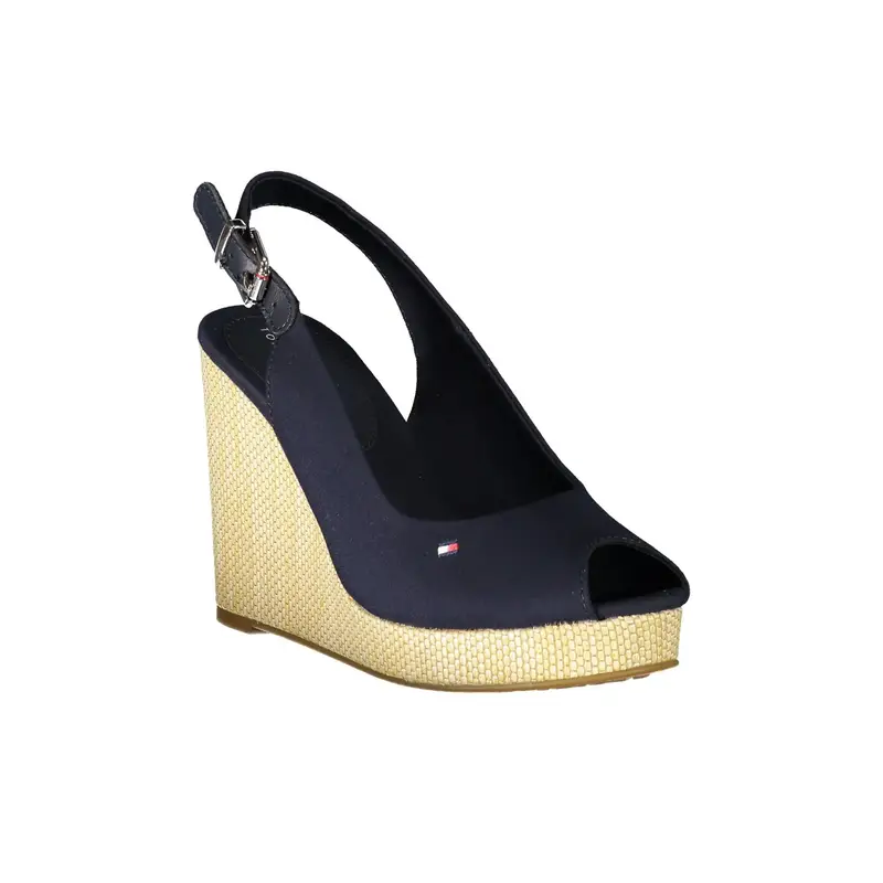 Sandali Donna Blu Ricamo miniatura 2