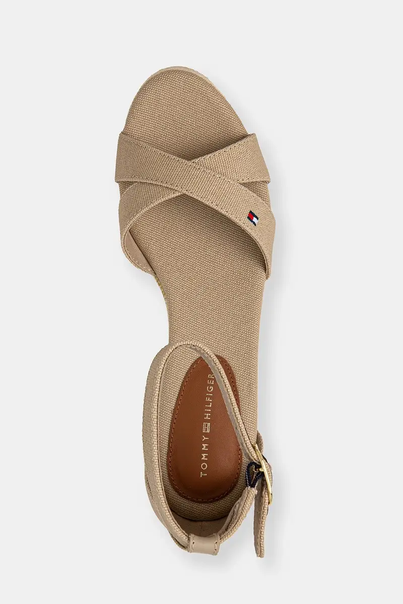 sandali FLAG CRISS-CROS MID WEDGE ESPAD colore beige FW0FW08481 miniatura 4