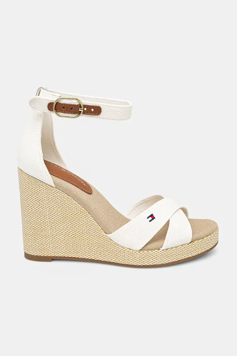 sandali FLAG HIGH WEDGE ESPAD CRISSCROSS colore bianco FW0FW08661 miniatura 2