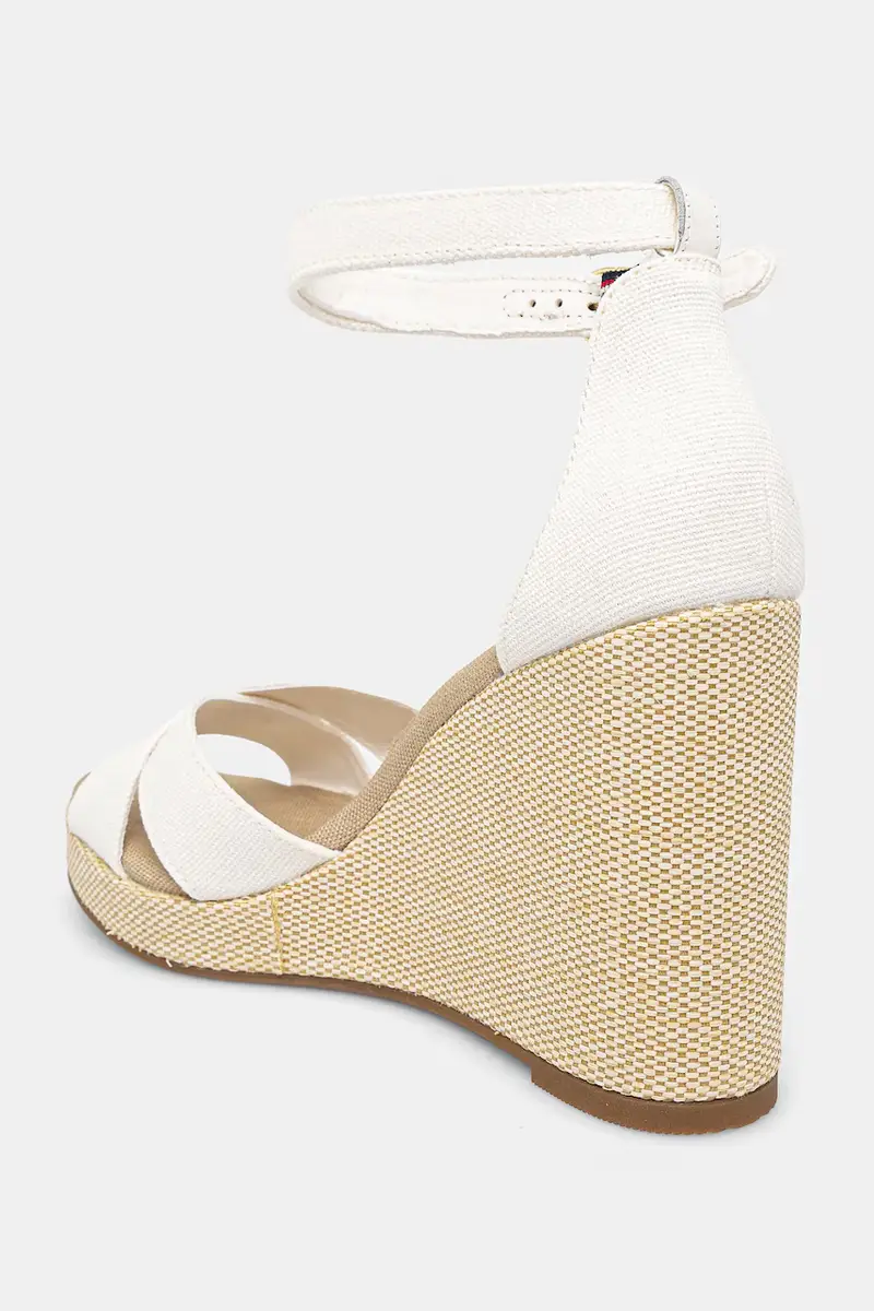 sandali FLAG HIGH WEDGE ESPAD CRISSCROSS colore bianco FW0FW08661 miniatura 3