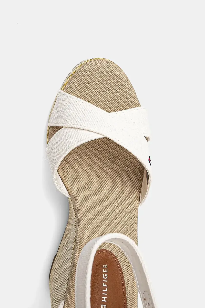 sandali FLAG HIGH WEDGE ESPAD CRISSCROSS colore bianco FW0FW08661 miniatura 4