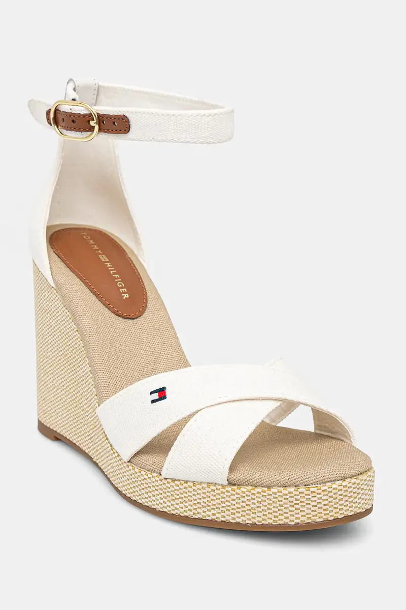 sandali FLAG HIGH WEDGE ESPAD CRISSCROSS colore bianco FW0FW08661