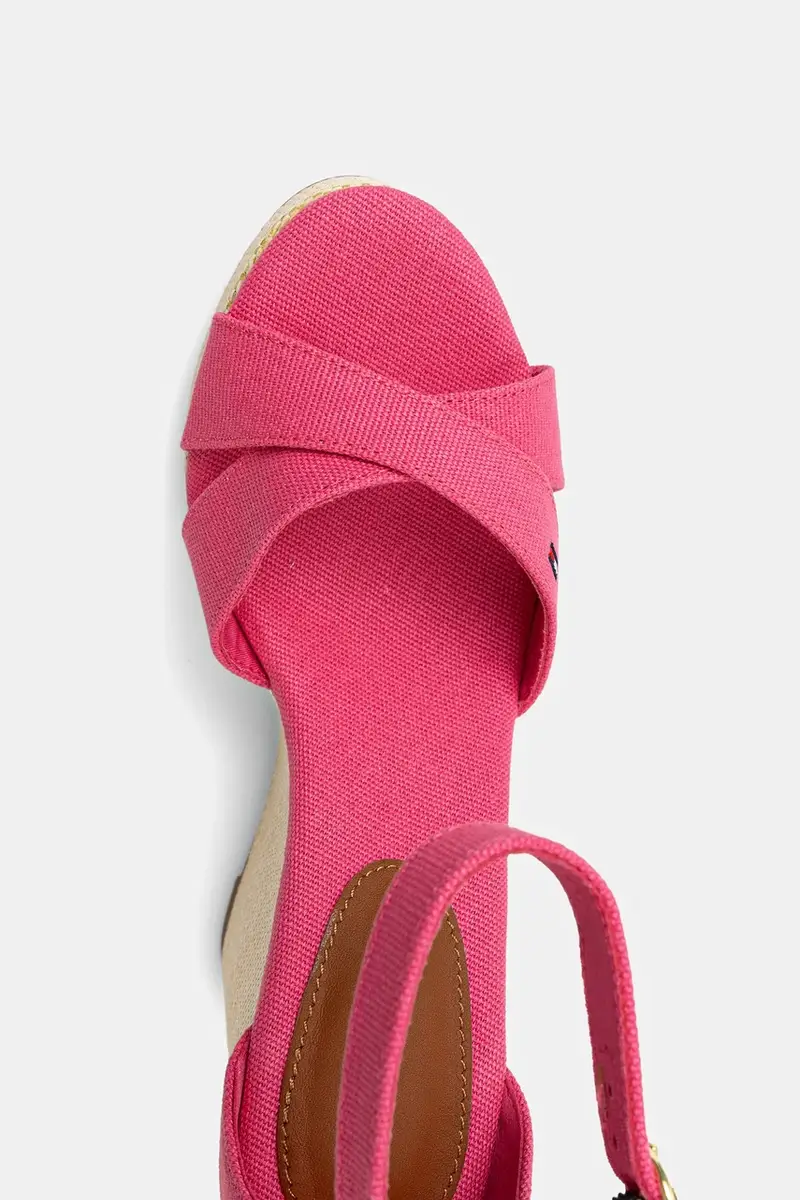 sandali FLAG HIGH WEDGE ESPAD CRISSCROSS colore rosa FW0FW08661 miniatura 5