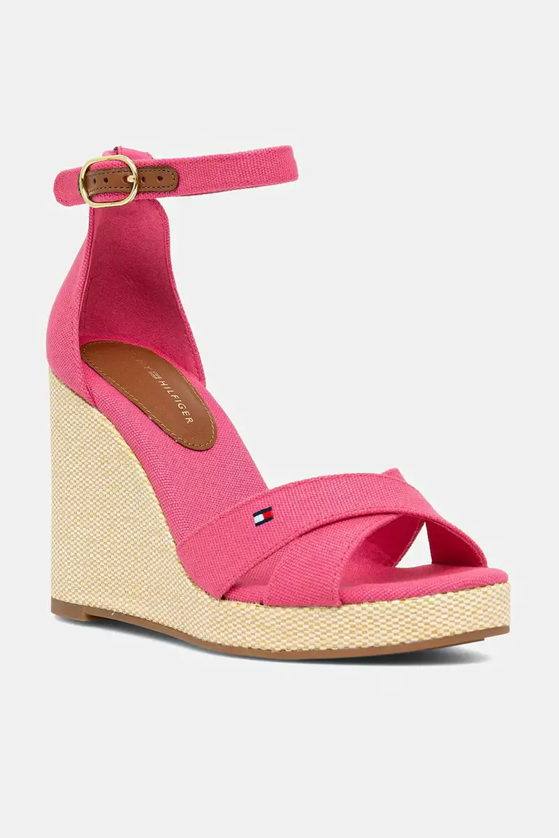 sandali FLAG HIGH WEDGE ESPAD CRISSCROSS colore rosa FW0FW08661