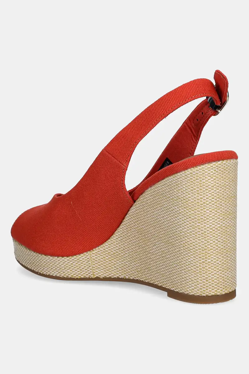 sandali FLAG HIGH WEDGE ESPAD SLINGBACK colore arancione FW0FW08597 Rosso miniatura 3