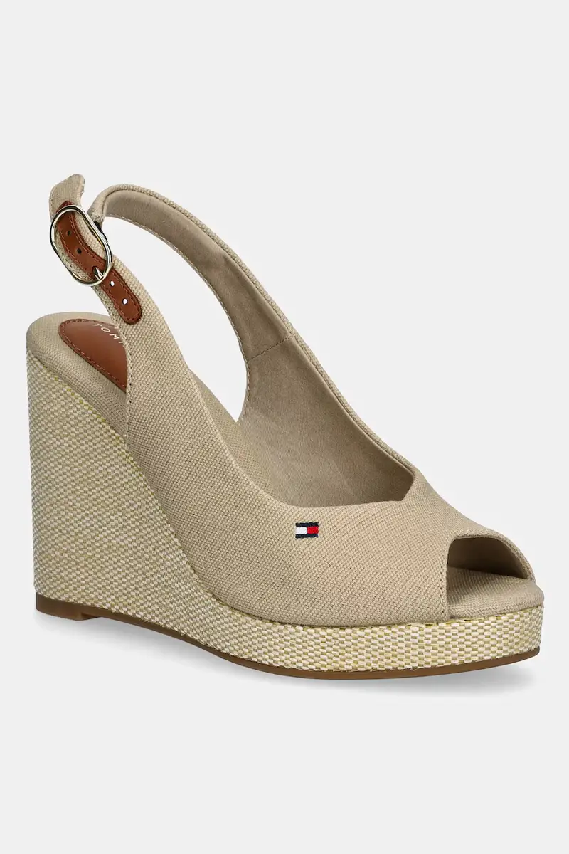 sandali FLAG HIGH WEDGE ESPAD SLINGBACK colore beige FW0FW08597
