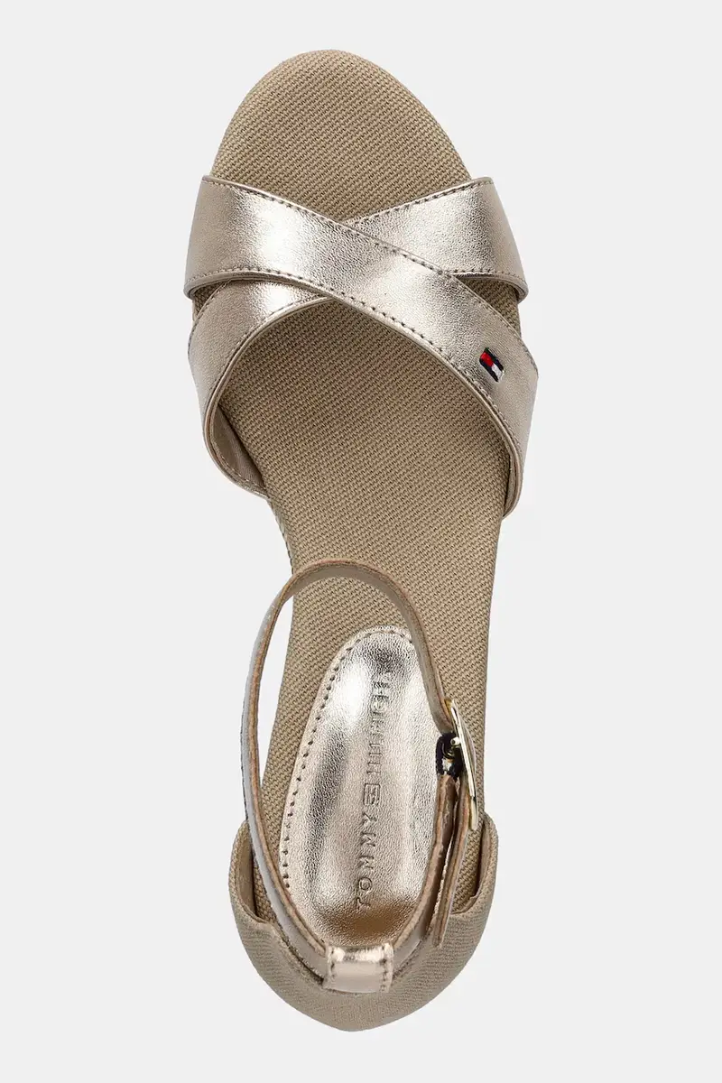 sandali FLAG METALLIC MID WEDGE ESPAD colore oro FW0FW08810 miniatura 4