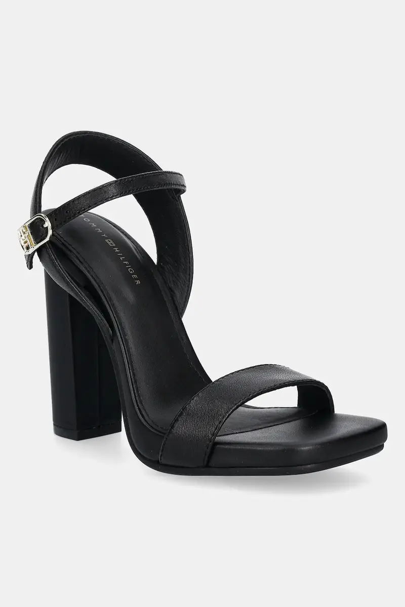 sandali in pelle HIGH HEEL LEATHER SANDAL colore nero FW0FW08534