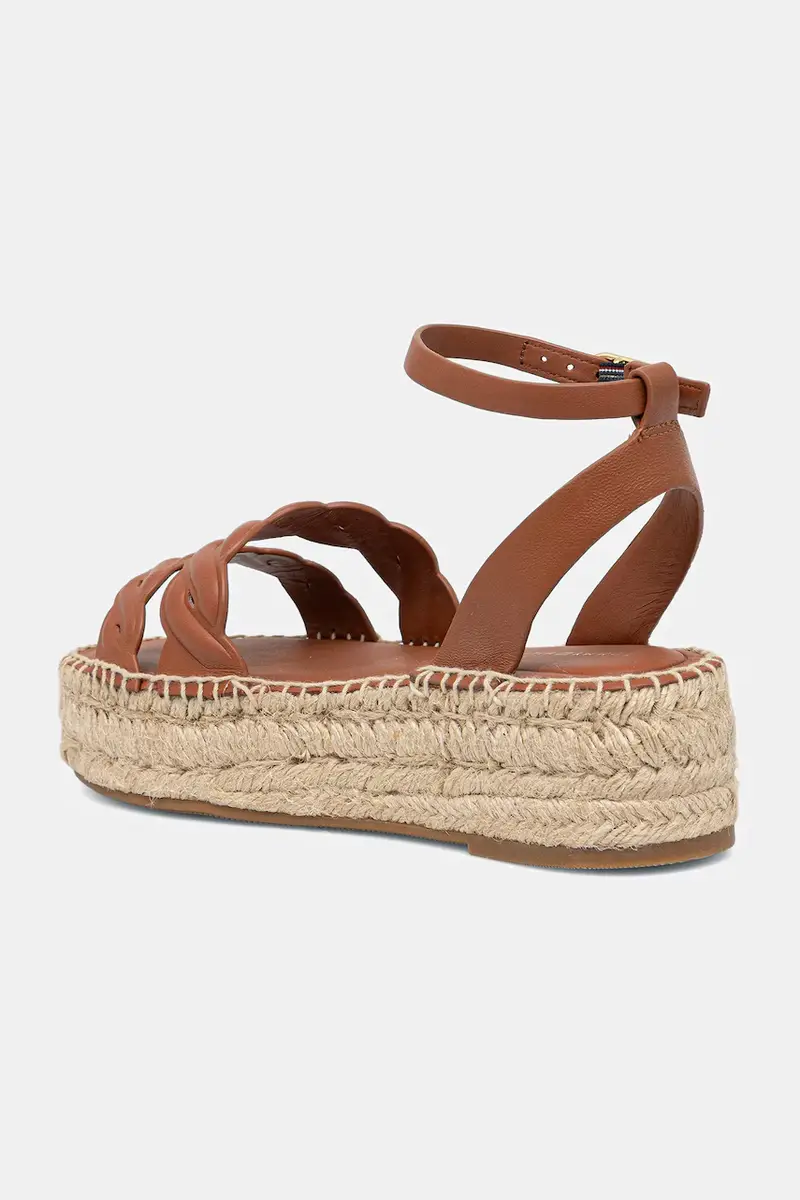 sandali in pelle LEATHER ROPE REAL ESPAD SANDAL donna colore marrone FW0FW08496 miniatura 3