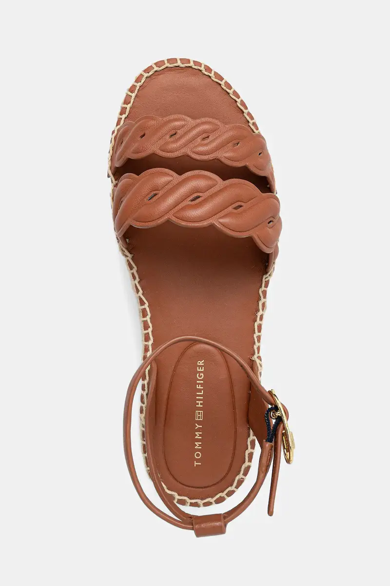 sandali in pelle LEATHER ROPE REAL ESPAD SANDAL donna colore marrone FW0FW08496 miniatura 4