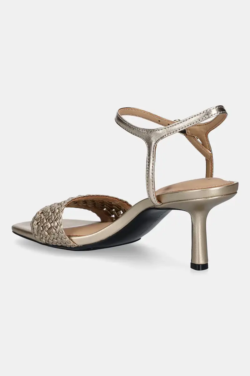 sandali METALLIC LTHR KITTEN SANDAL colore oro FW0FW08611 miniatura 3