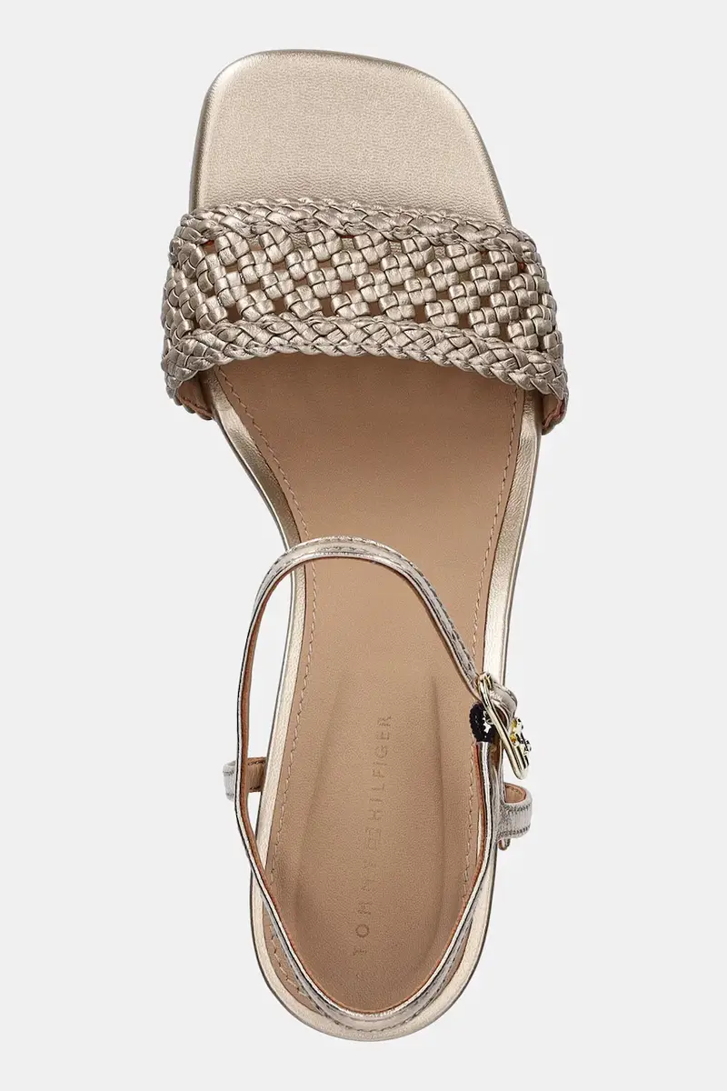 sandali METALLIC LTHR KITTEN SANDAL colore oro FW0FW08611 miniatura 4