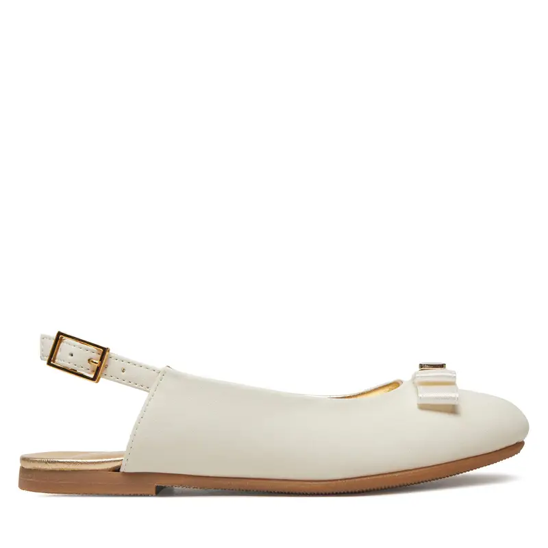 Sandali Tommy Hilfiger Ballerina Chanel T4A3-33929-0206 M Écru Écru