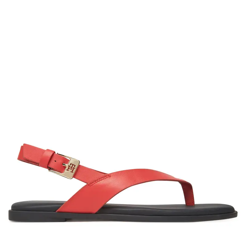Sandali Tommy Hilfiger Color Block Thong Flat Sandal FW0FW08883 Arancione